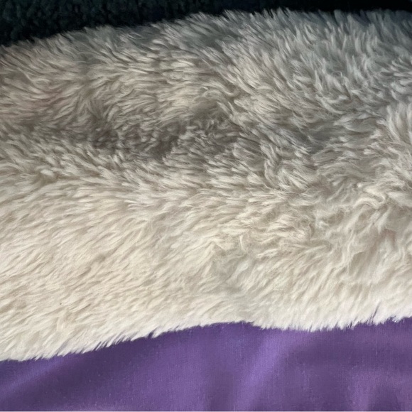 L.O.L. Surprise! Purple and Tan Fuzzy Jacket size 6/6x - Picture 4 of 9